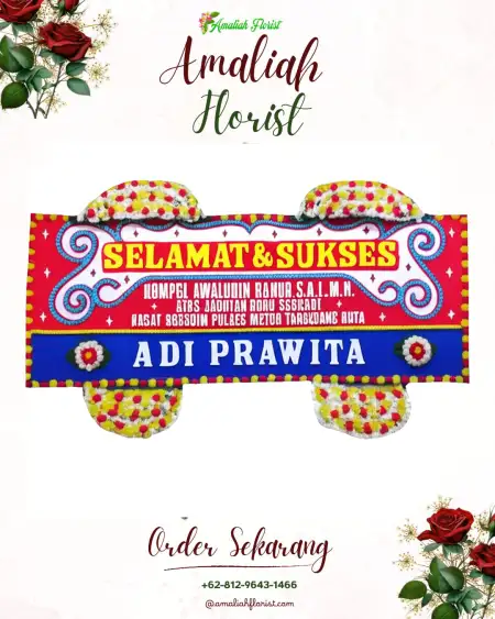 Papan Bunga Ucapan Selamat Sukamanis